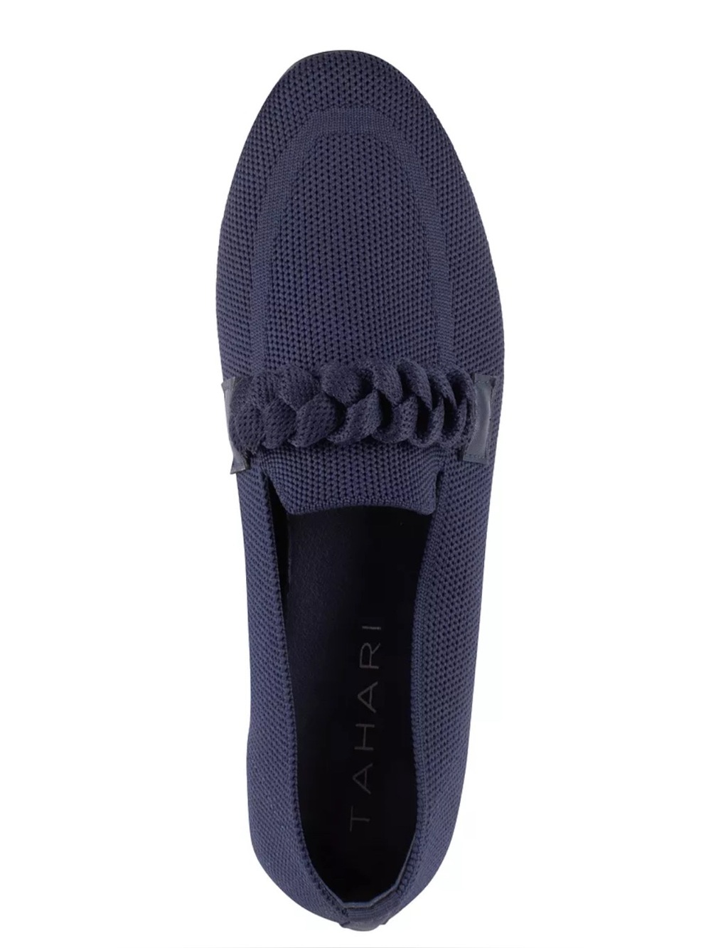 Tahari Women’s Andalusia Navy Knit Flats - size 6.5
